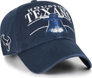 '47 Men's '47 Navy Houston Texans Throwback Graphic Clean Up Adjustable Hat
