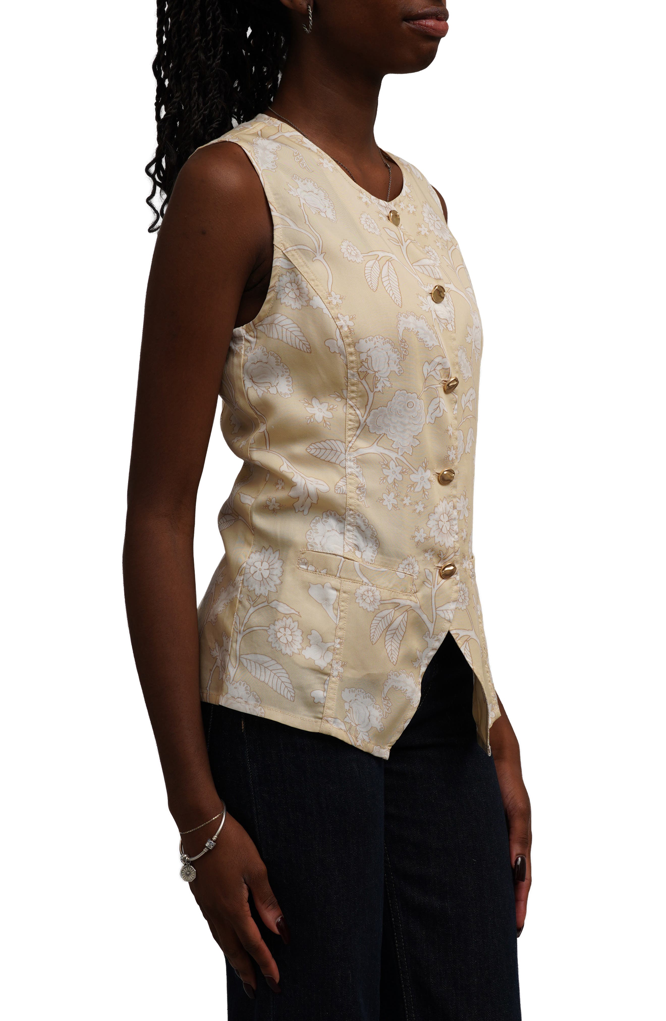 CYRUS Print Tencel™ Lyocell Vest (Women) | Nordstromrack