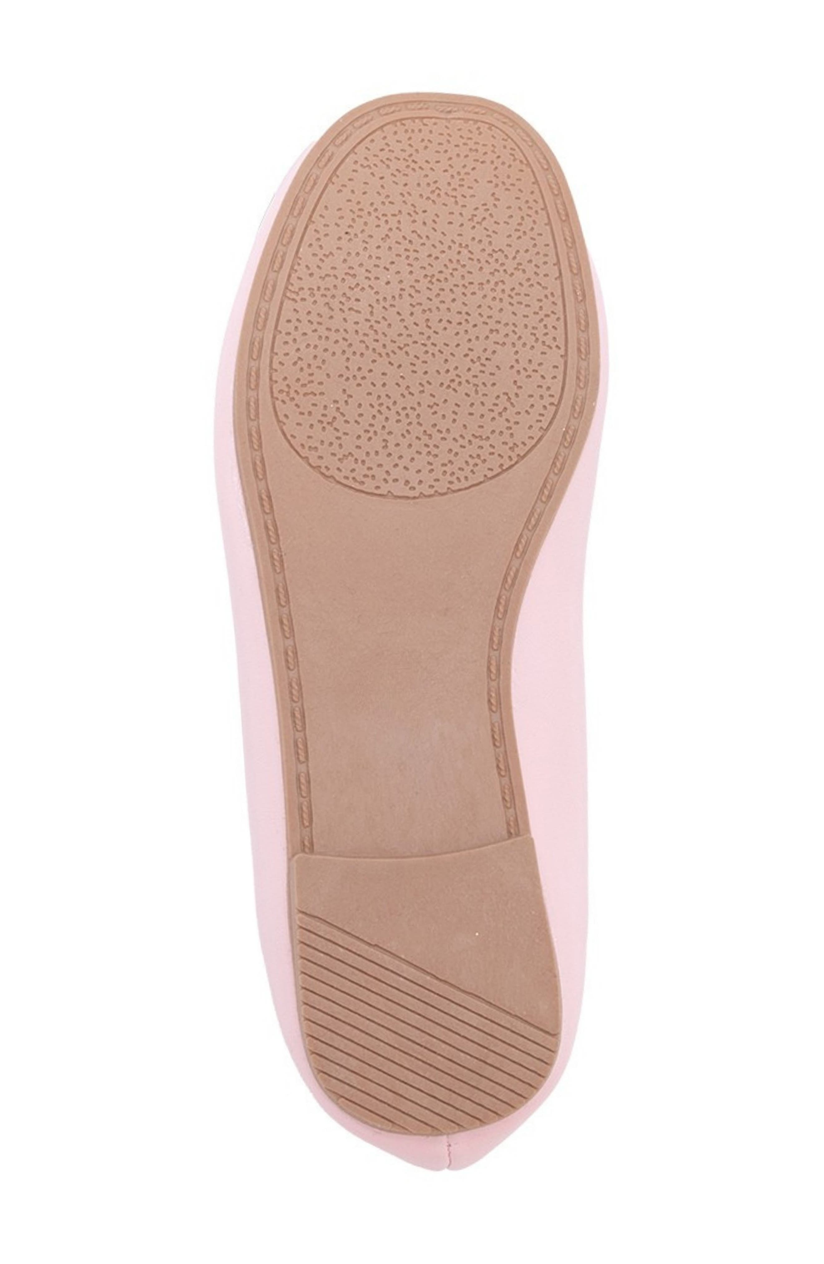 bebe Kids' Glitter Ballet Flat, Alternate, color, Light/ Pastel Pink