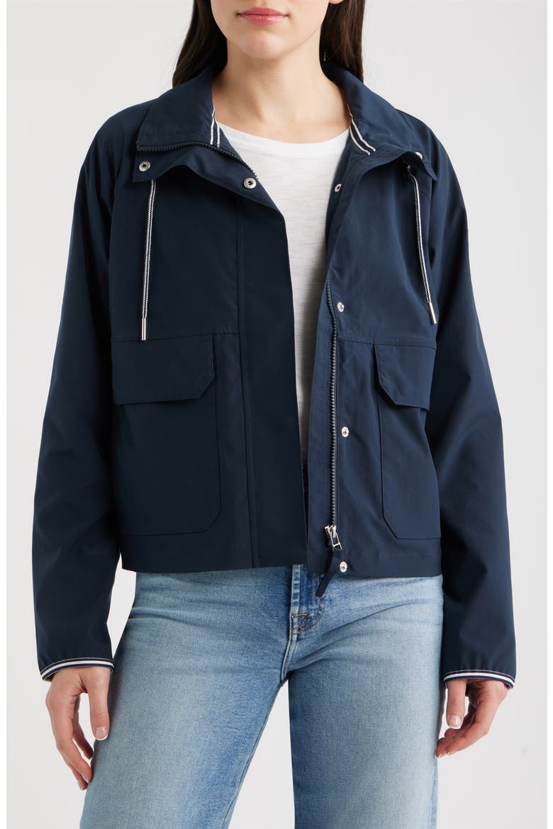 Positano Water Repellent Lightweight Jacket, Alternate, color, NAVY