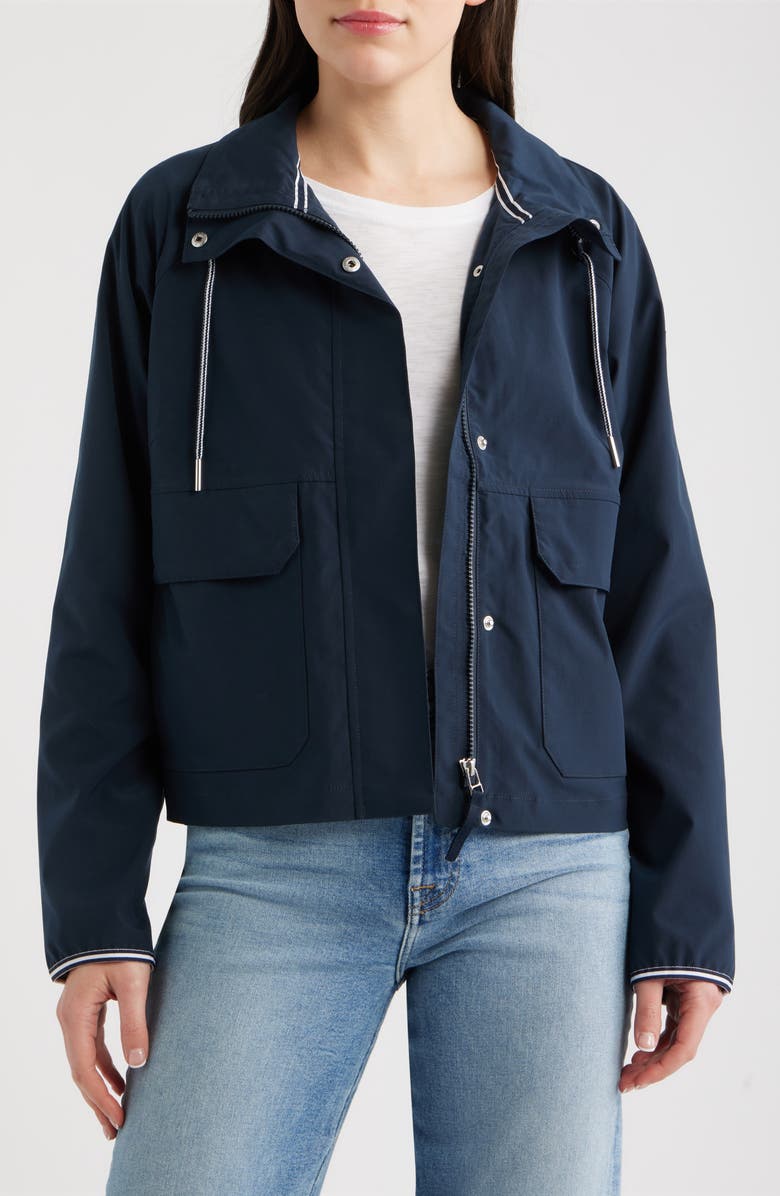 Helly Hansen Positano Water Repellent Lightweight Jacket, Alternate, color, Navy