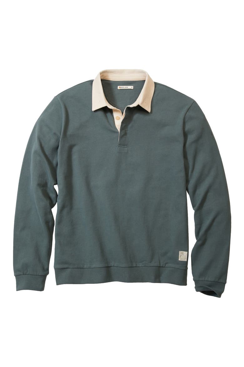 Sueded Rugby Polo, Alternate, color, BALSAM GREEN