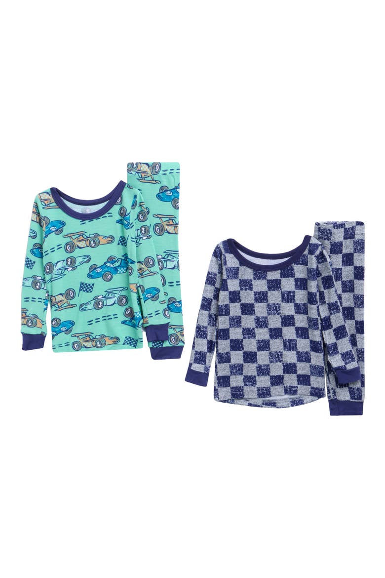 Snug Fit Pajamas, Main, color, TEAL