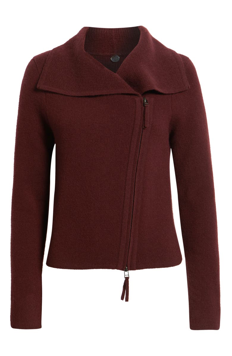 MARGARET O'LEARY St Bridget Knit Moto Jacket, Alternate, color,
