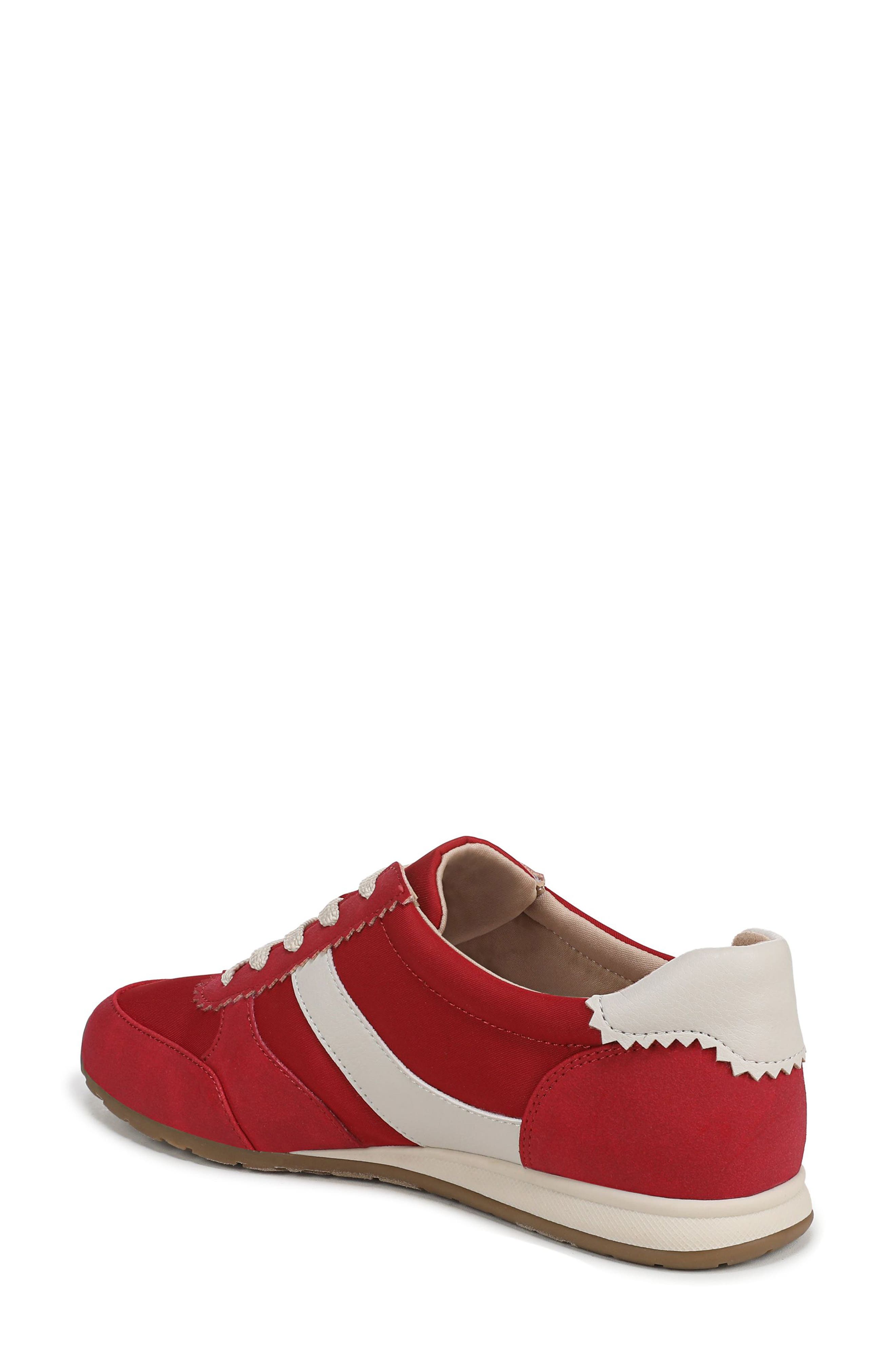 Fearless Charm Low Top Sneaker, Alternate, color, FIRE RED