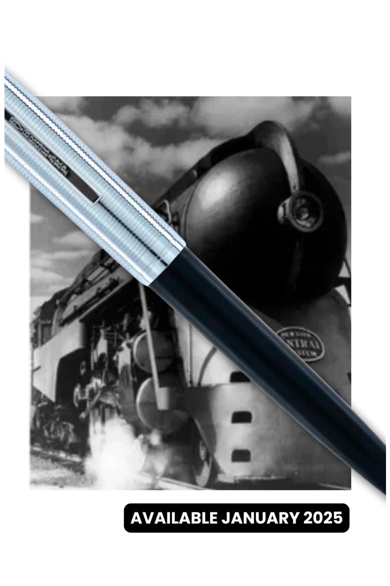 Skyline Black SIlver Rollerball Pen, Alternate, color, Black / Silver