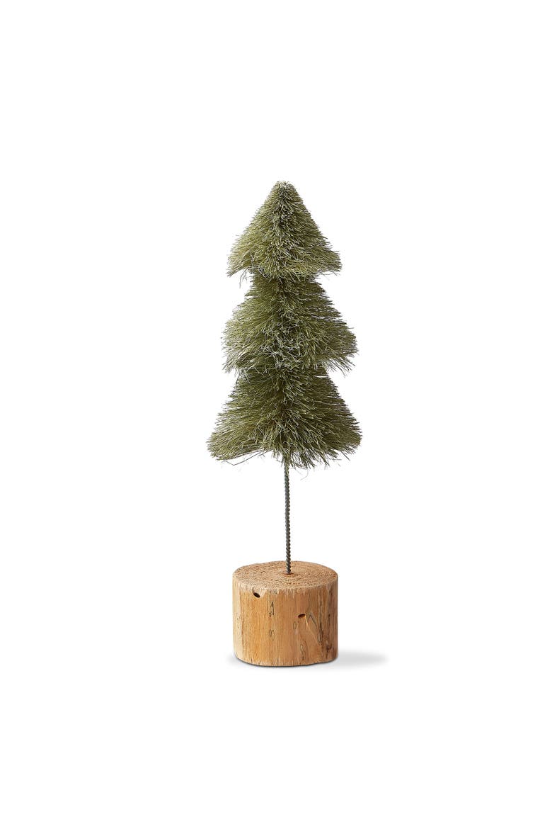 Small Light Green Sisal Tree Sculpture Holiday Decor, Main, color, Green