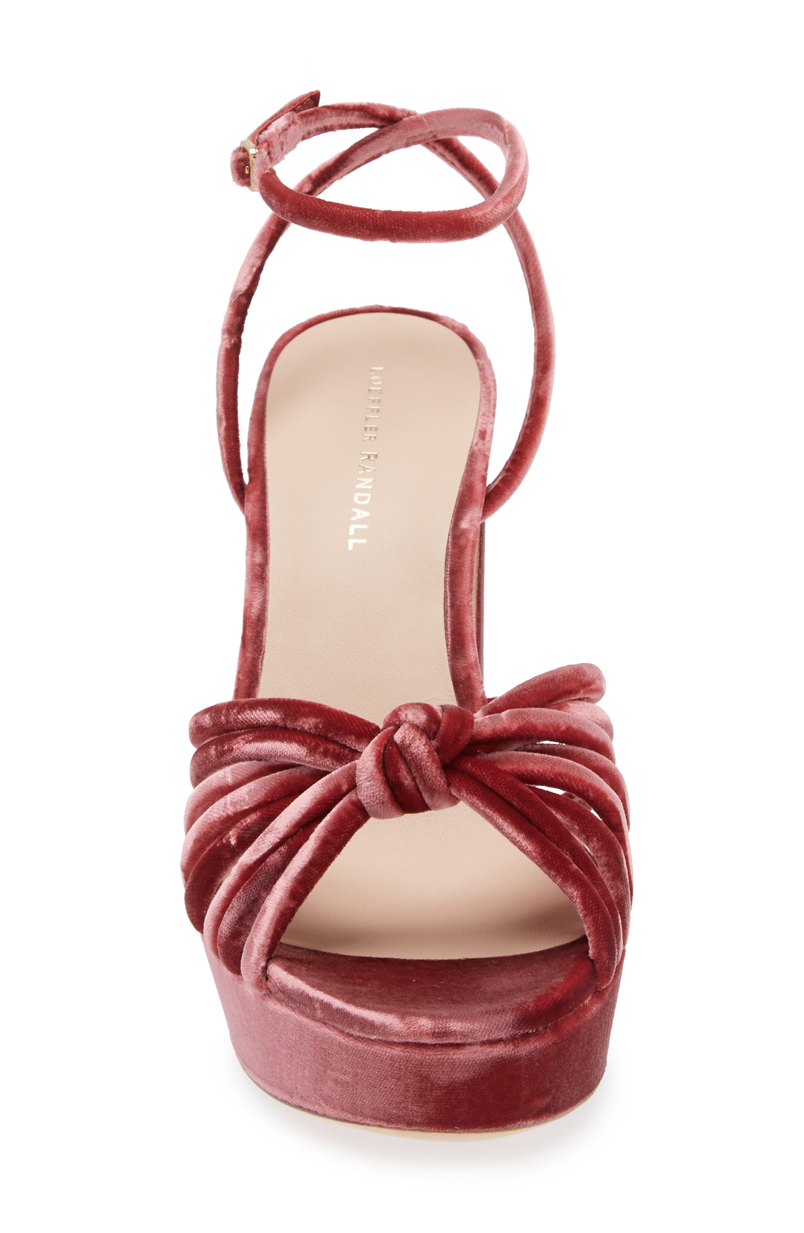 Rivka Ankle Strap Platform Sandal, Alternate, color, TEA ROSE