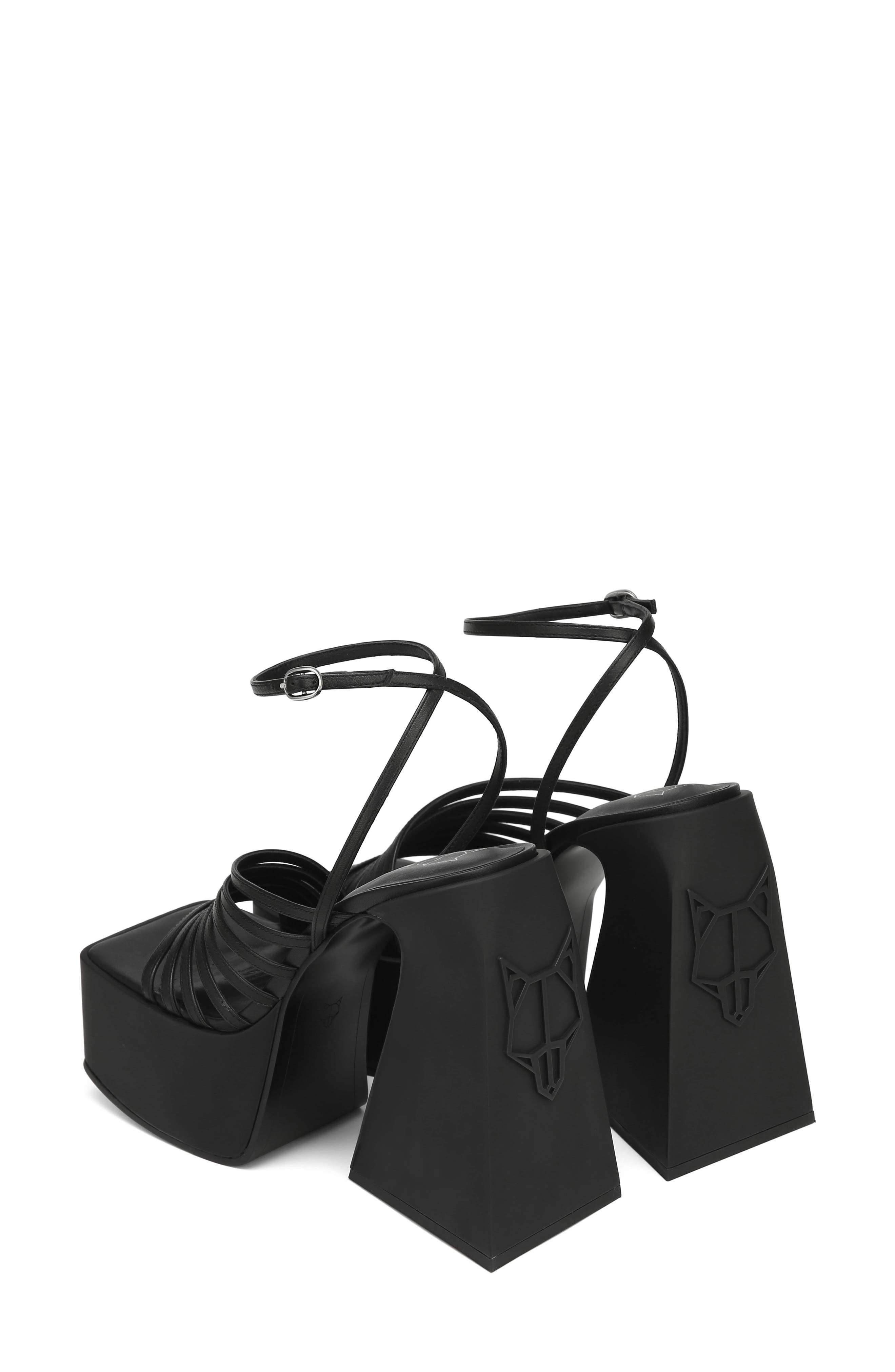 Naked Wolfe Emerald Strappy Platform Sandal, Alternate, color, 