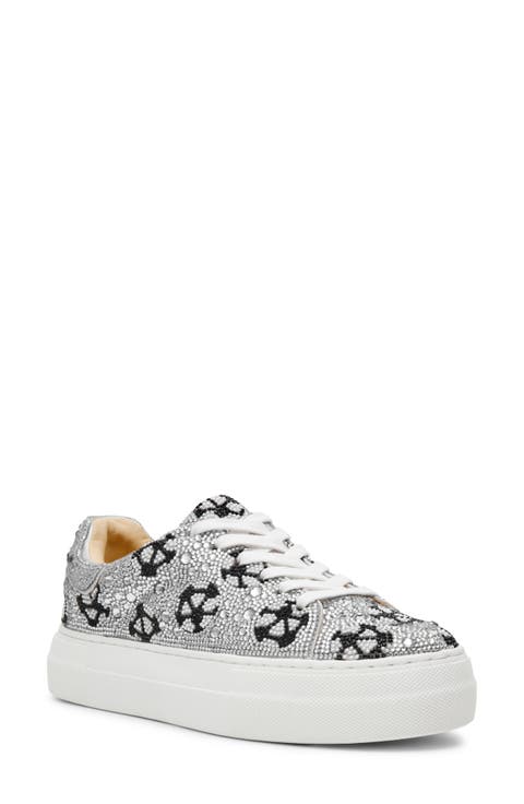Sidny Crystal Pavé Platform Sneaker (Women)
