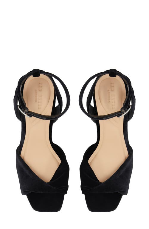 Ted Baker London Maddy Ruche Ankle Strap Sandal
