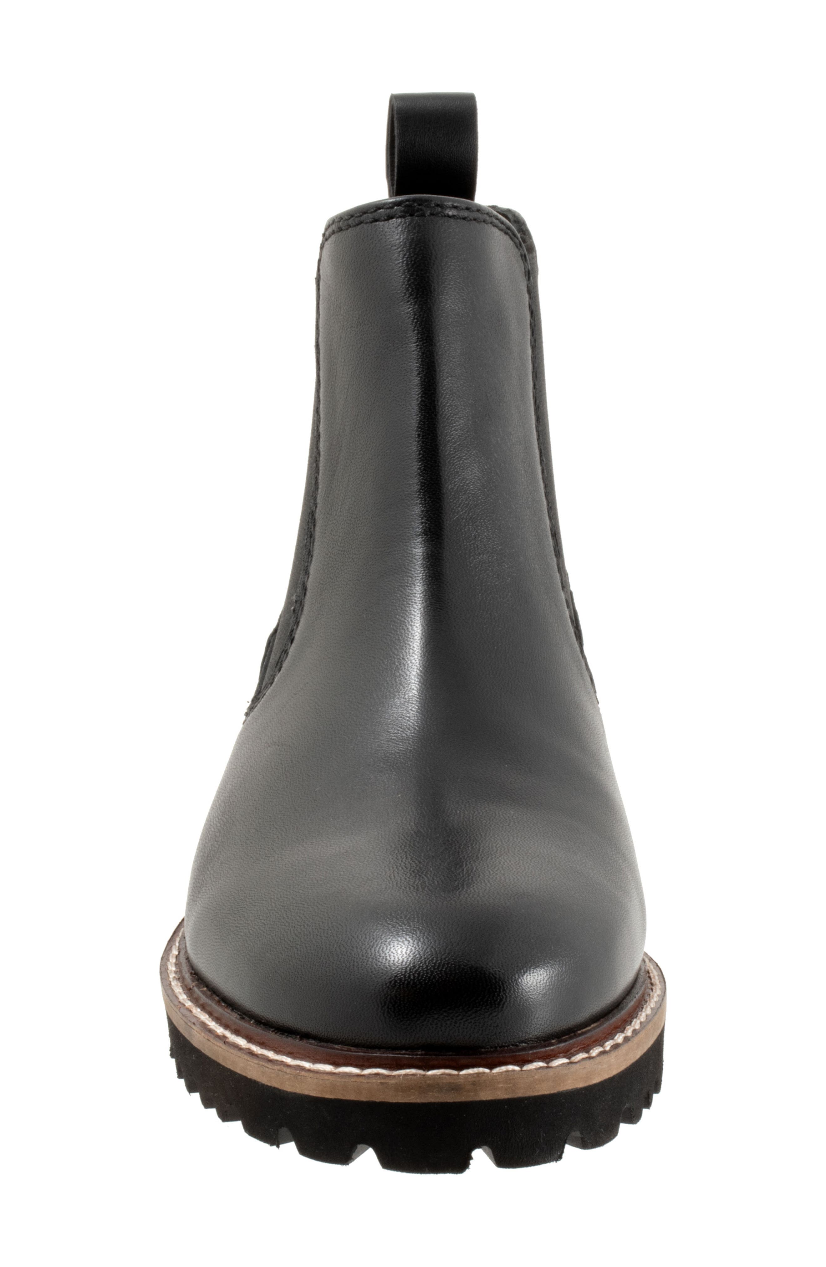 SoftWalk<sup>®</sup> Indy Chelsea Boot, Alternate, color, Black Smooth