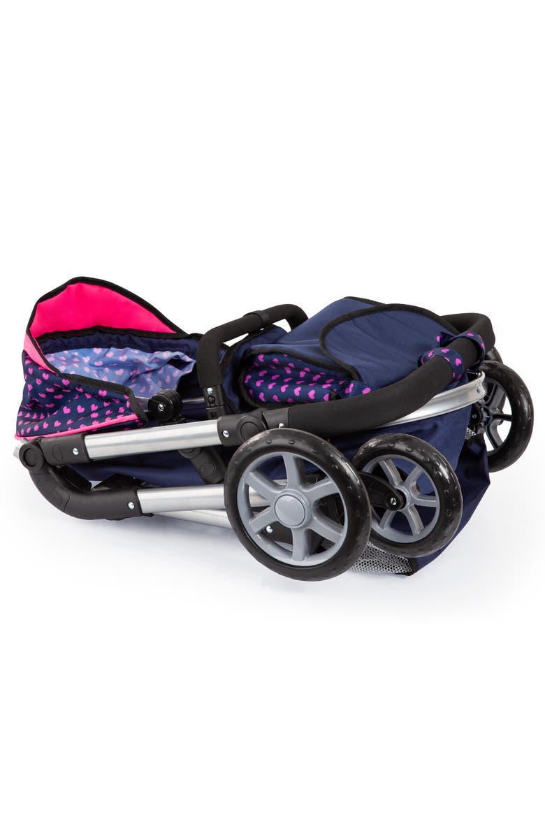 Bayer Design Pram Neo City, for Dolls Up to 20 Inches, Alternate, color, Multicolored