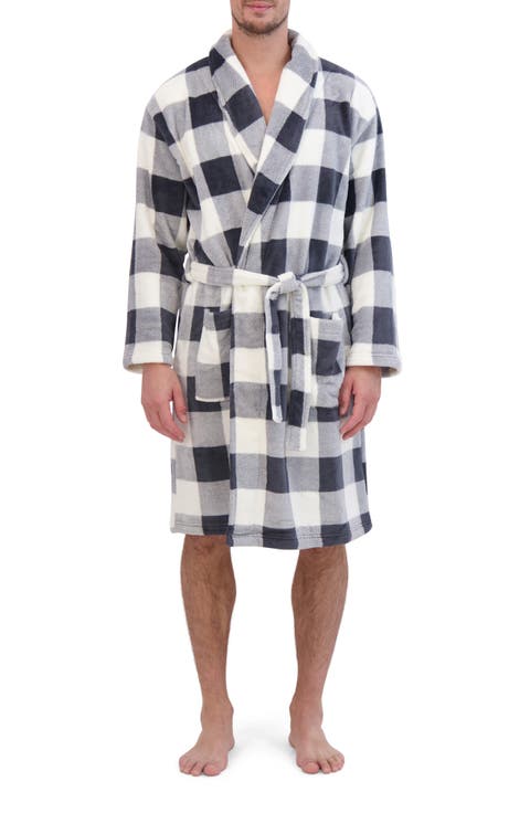 Plaid Fleece Robe