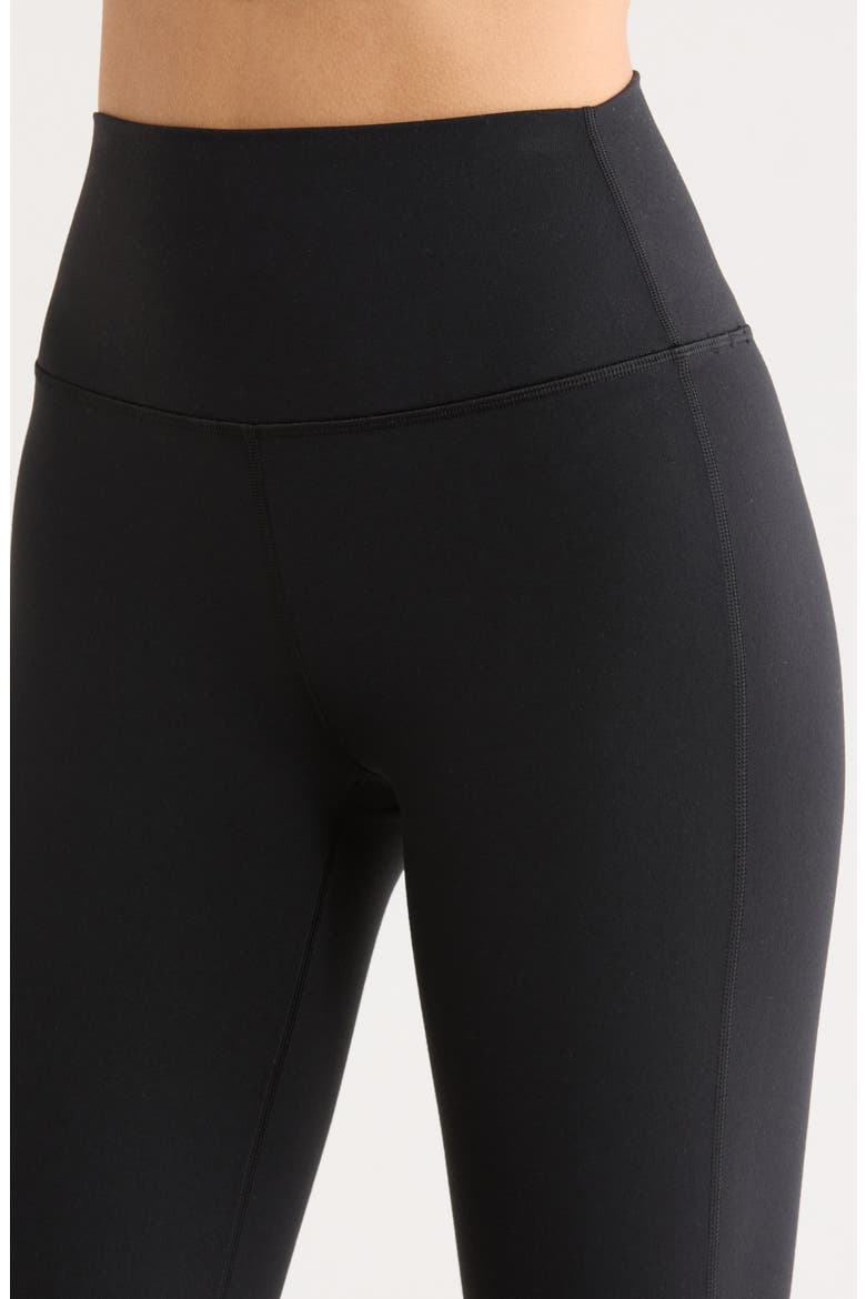 Raquel High Waist Supplex Flare Leg Pants, Alternate, color, BLACK