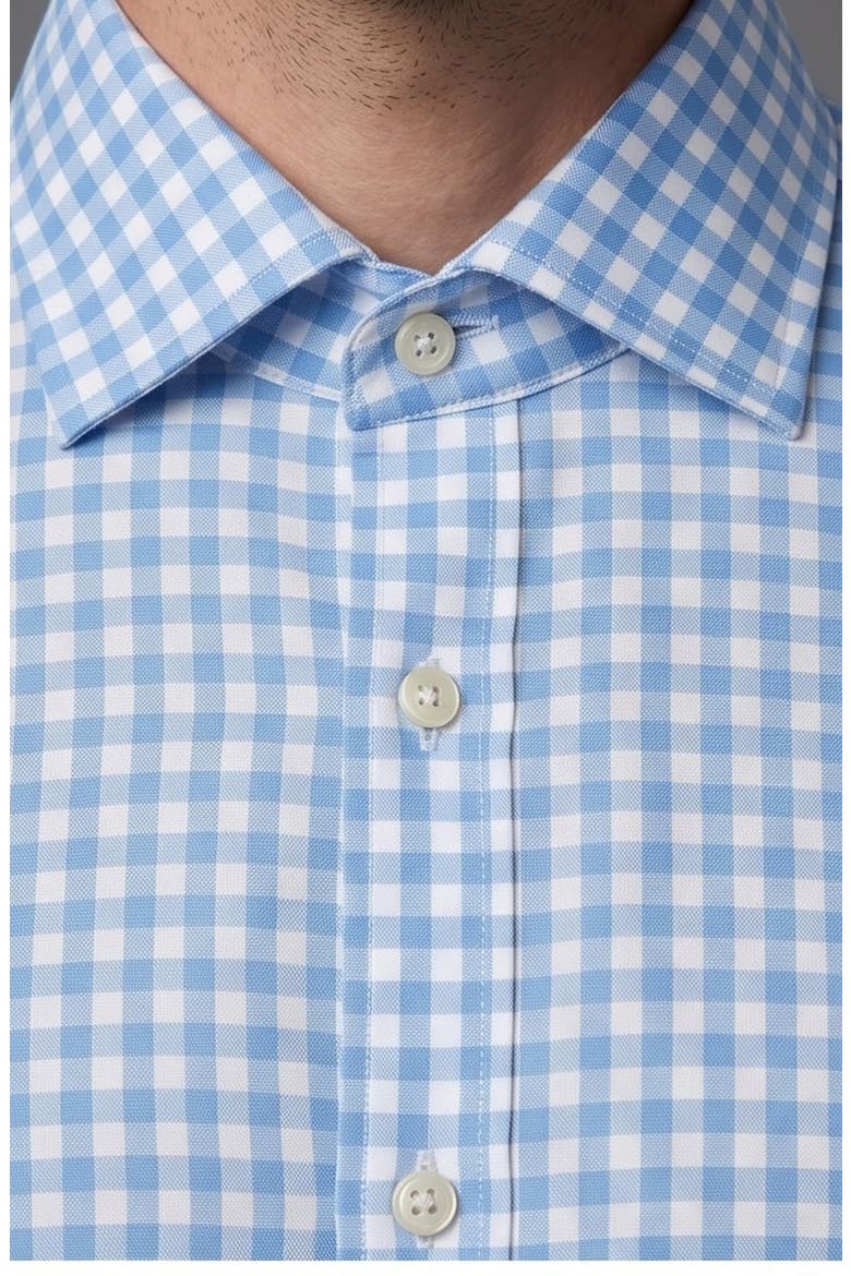 Checkered Dress Shirt, Alternate, color, LIGHT BLUE