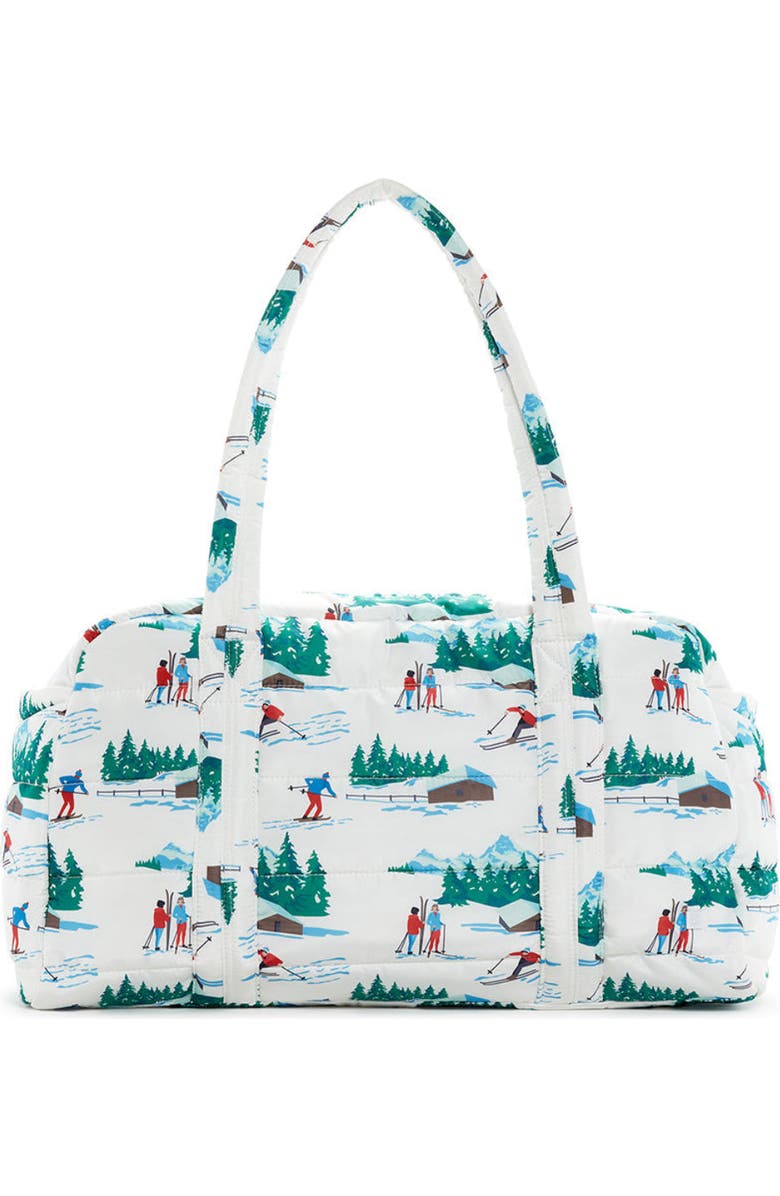 TRVL Design Ski Puffer Grande Duffel, Alternate, color, White