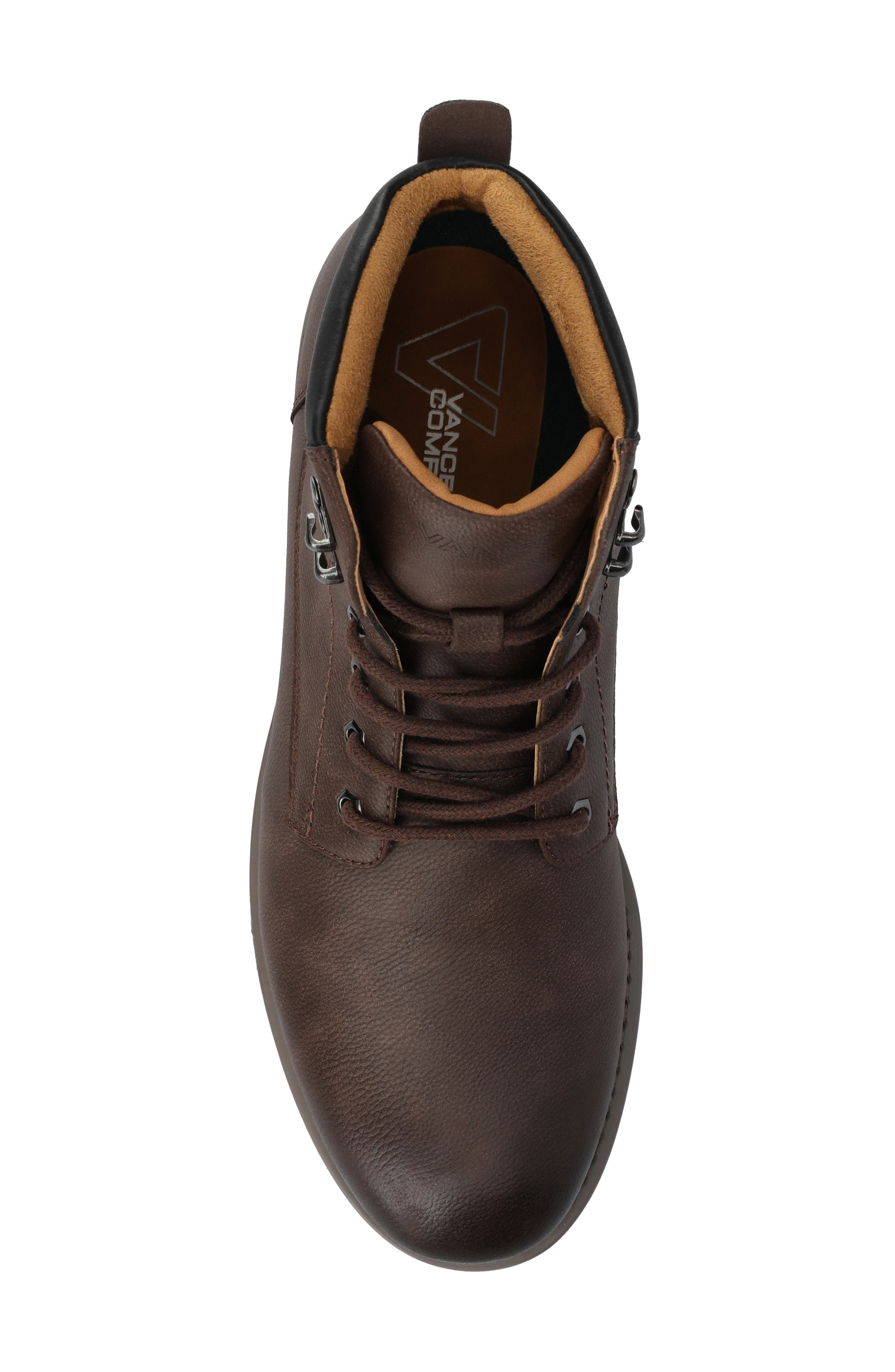 VANCE CO Rogue Lace-Up Boot, Alternate, color, Mahogany