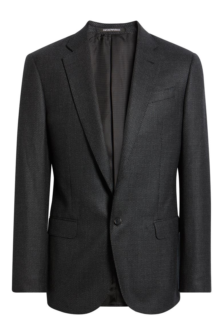 G-Line Wool & Cashmere Sport Coat, Main, color, BLACK MULTI