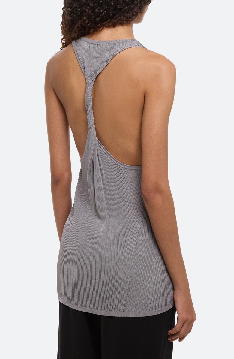 Helmut Lang Twist Back Rib Tank, Alternate, color, 