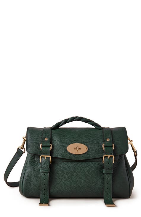 Olive green designer bag sale