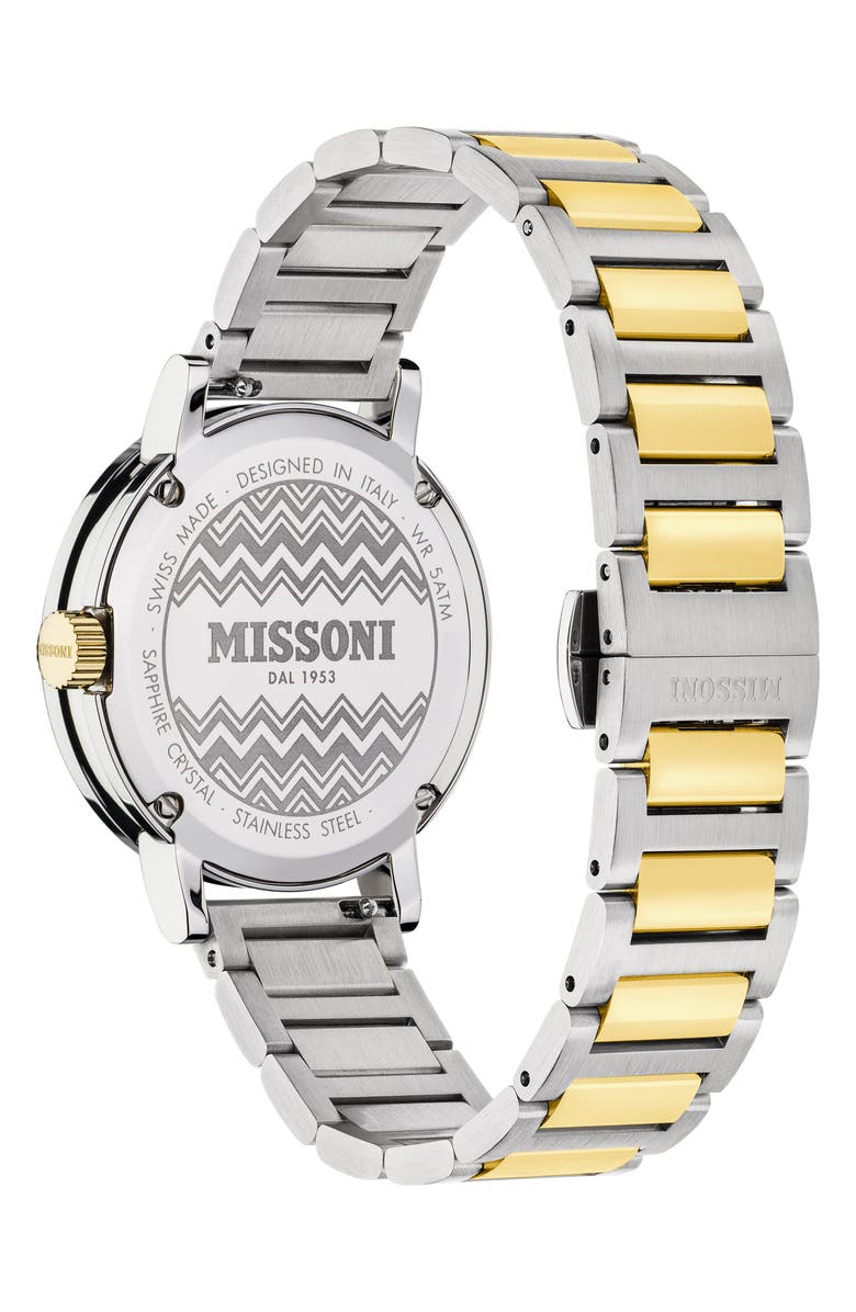 Missoni M2 Bracelet Watch, 34mm, Alternate, color,