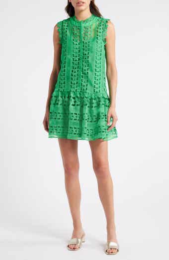 CIEBON Cara Butterfly Lace Shift Dress
