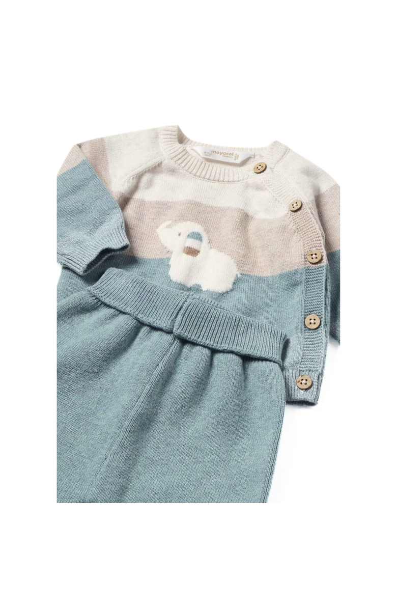 Mayoral Newborn Striped Jumper and Trousers Set, Alternate, color,