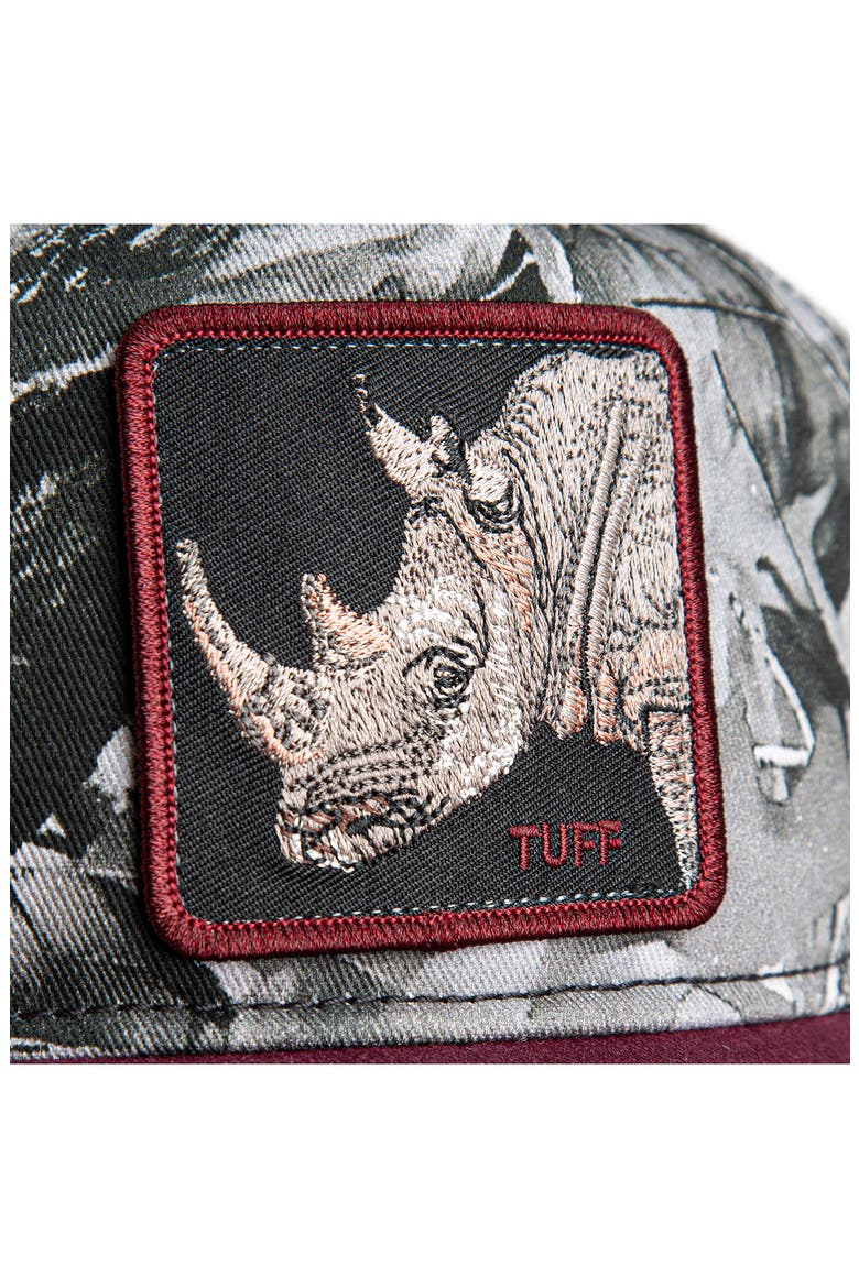 Tuff Camo Embroidered Patch Baseball Cap, Alternate, color, CAMOUFLAGE / DESIRE