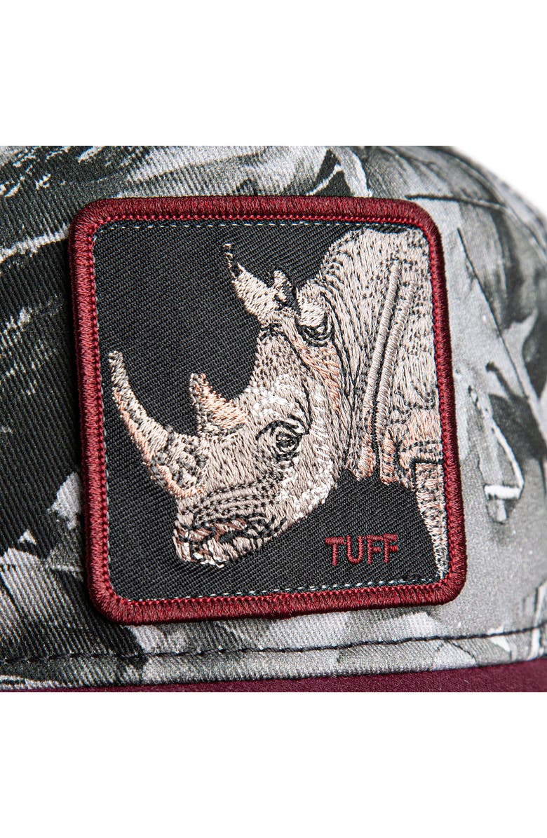 Goorin Bros. Tuff Camo Embroidered Patch Baseball Cap, Alternate, color, Camouflage / Desire