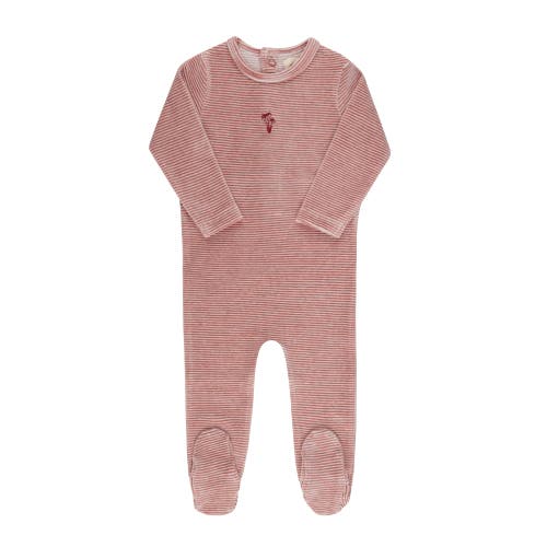 Ely's & Co. Babies'  Velour Stripe Collection In Brown