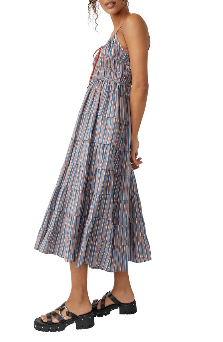 Free People Going Steady Ruffle Sundress, Alternate, color,