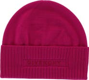 Givenchy 4G Logo Wool Beanie