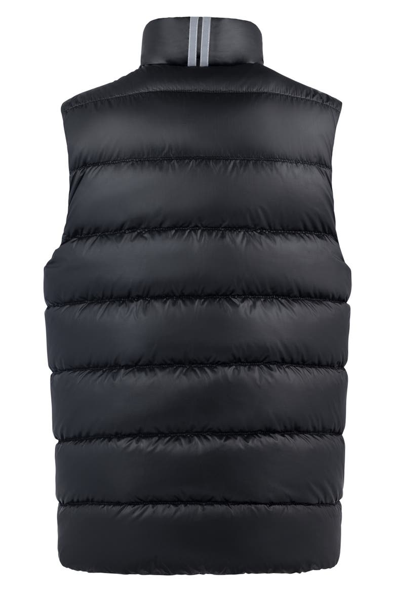 Kids' Crofton Water Repellent Packable Quilted 750 Fill Power Down Vest, Alternate, color, BLACK - NOIR