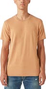 Lucky Brand Burnout Cotton Blend Crewneck T-Shirt