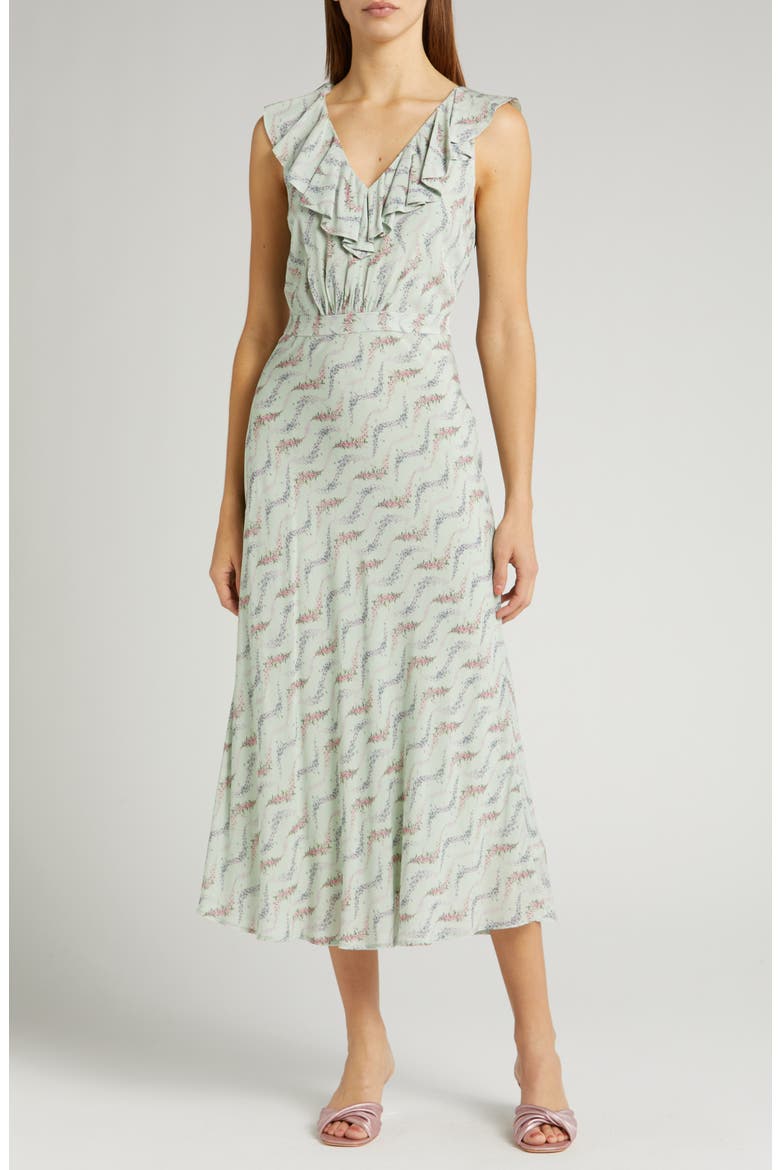 Shona Maxi Dress, Main, color, DSTSAGEML