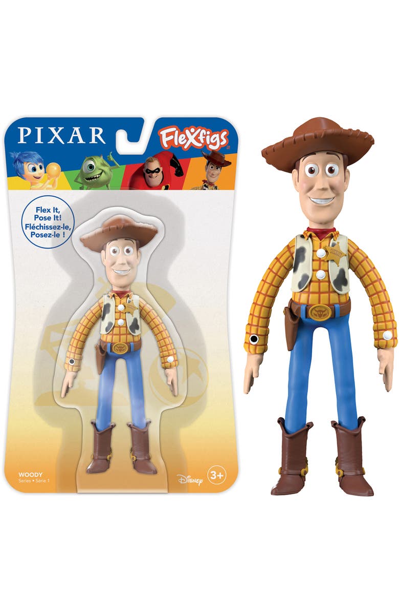 FleXfigs Pixar Woody & Mr. Incredible 2 Character Pack Ages 3+, Alternate, color, Multicolored