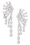 Cubic Zirconia Articulated Wings Drop Earrings