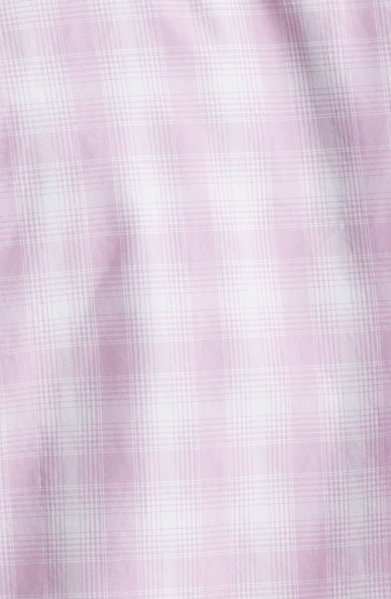 TOM FORD Slim Fit Check Western Shirt, Alternate, color, White/ Pink