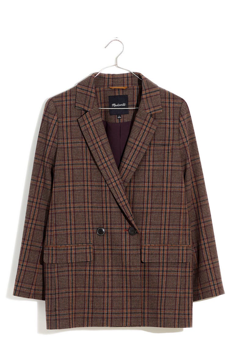 Caldwell Double-Breasted Blazer, Alternate, color, NILE TARTAN PLAID