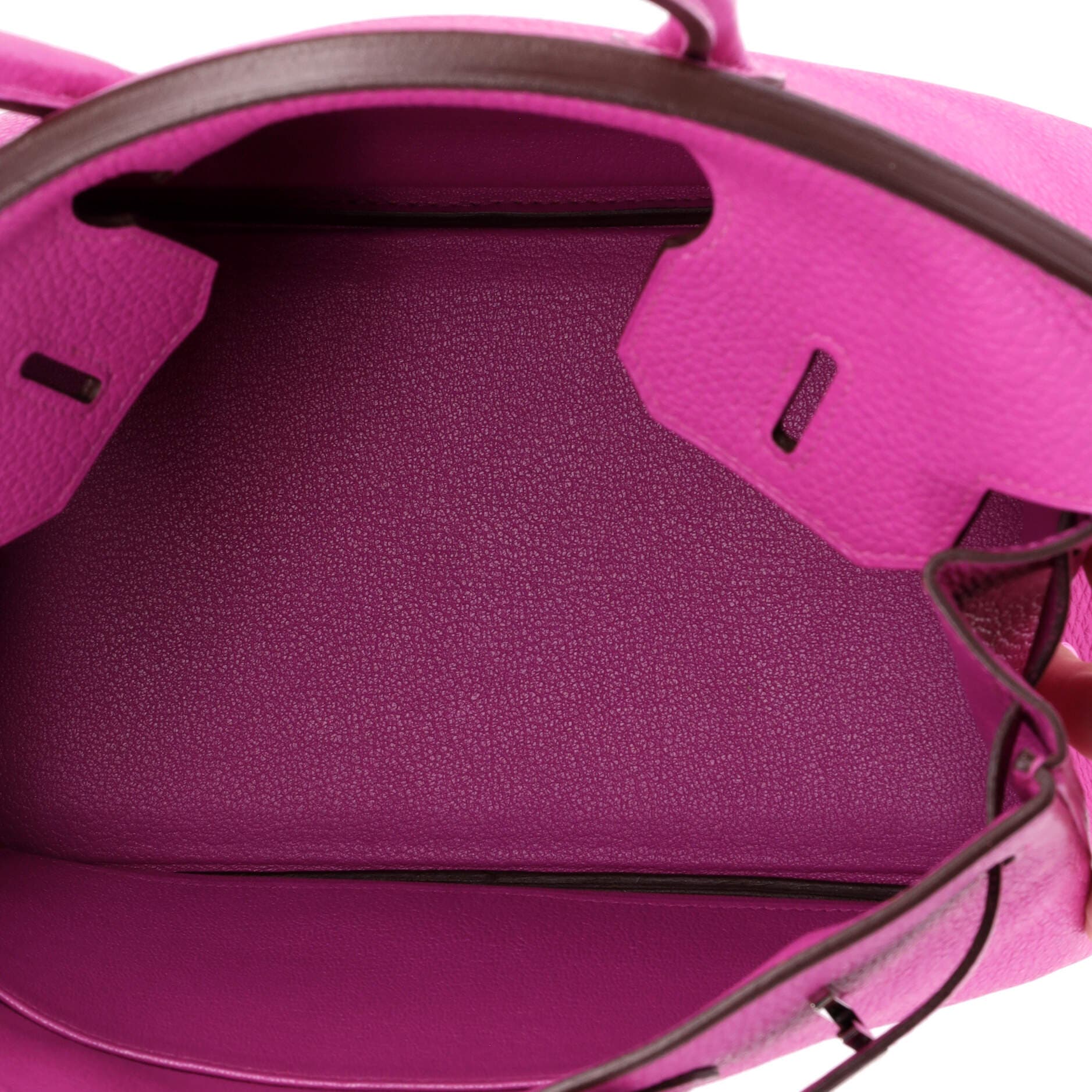 Birkin Handbag Pink Clemence with Palladium Hardware 30, Alternate, color, Rose Pourpre
