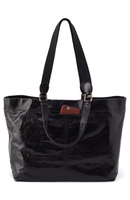 Hobo Romy Max Leather Tote In Black