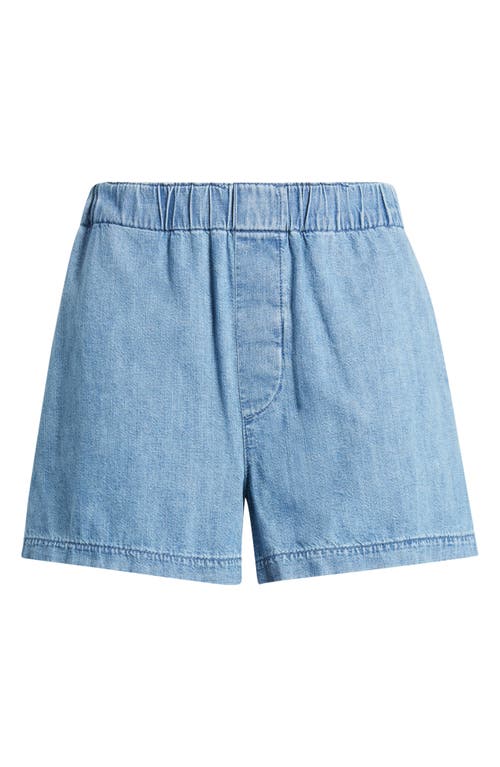 Madewell Denim Pull-on Shorts In Marnie Wash