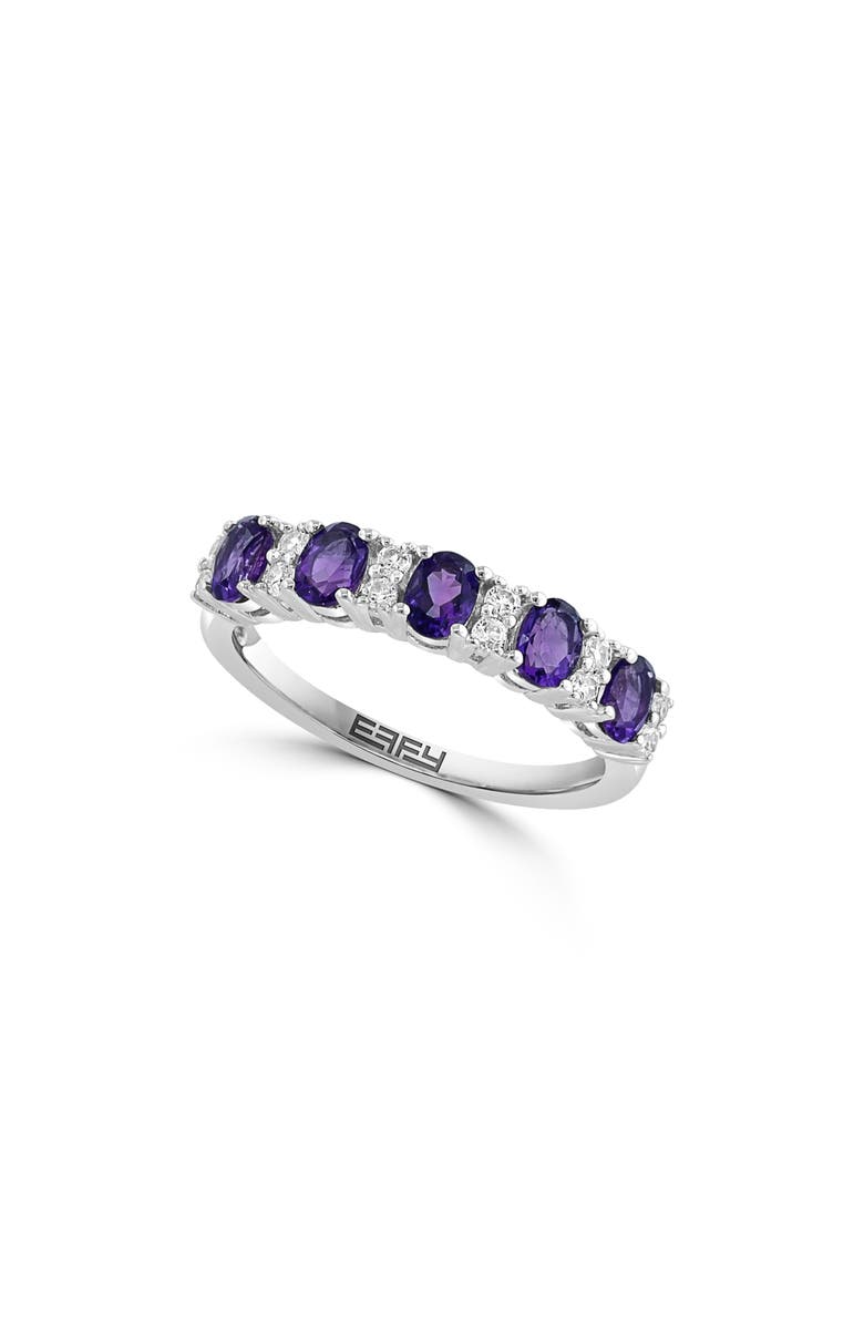 EFFY Amethyst & White Sapphire Ring, Main, color,