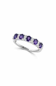 EFFY Amethyst & White Sapphire Ring