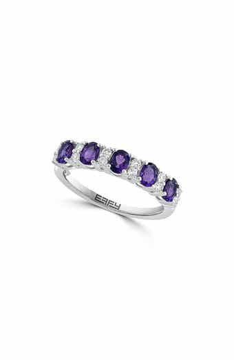 EFFY Amethyst & White Sapphire Ring