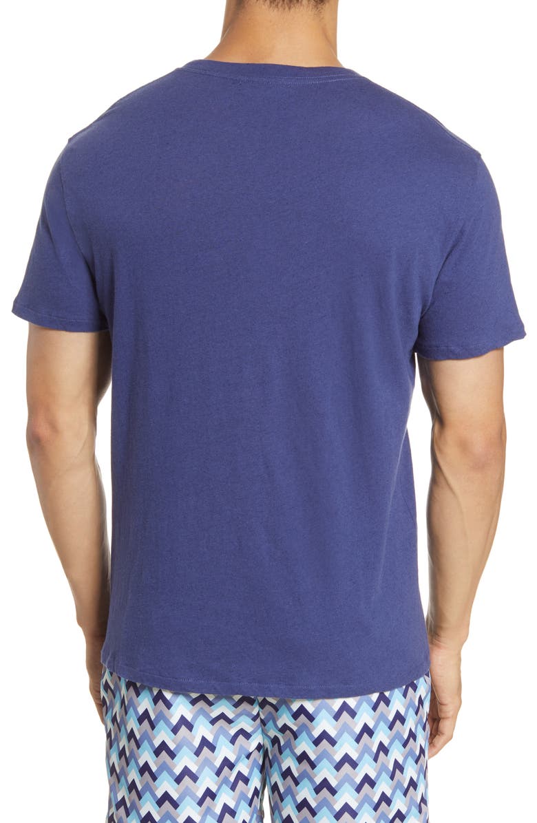 Frescobol Carioca Cotton & Linen T-Shirt, Alternate, color, 