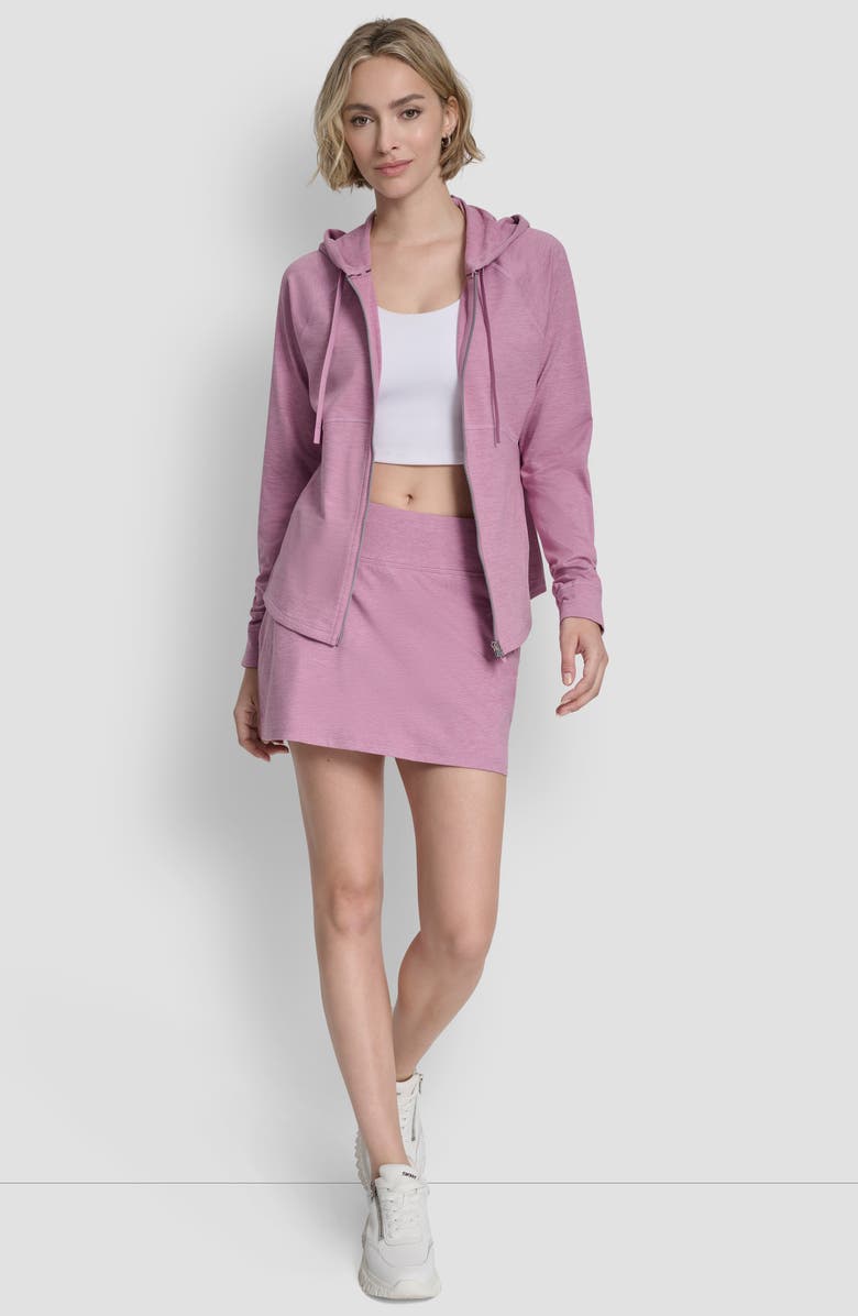 DKNY Spacedye Skort, Alternate, color, Dusty Orchid Spacedy