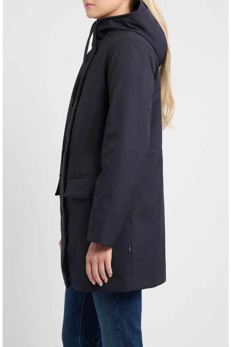 Maddie Hooded Parka, Alternate, color, BLUE BLACK