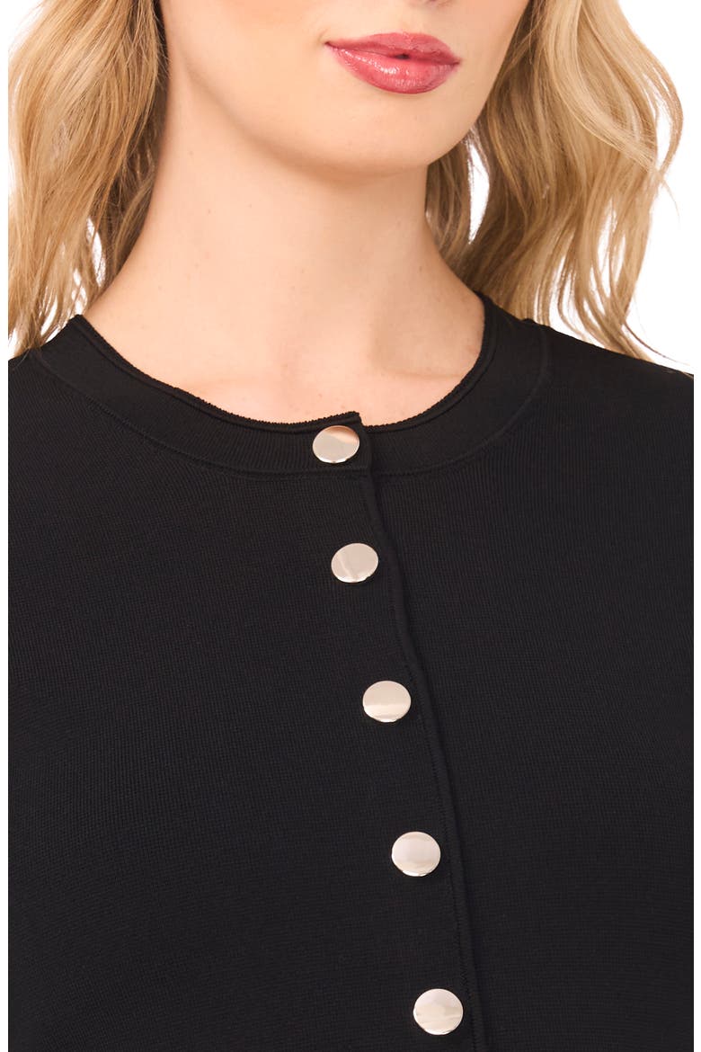 Rib Crewneck Dress, Alternate, color, RICH BLACK